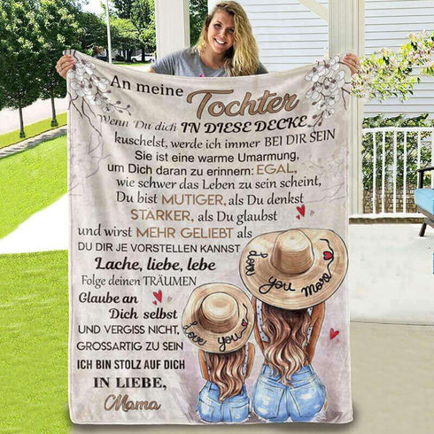 Divesart - Decke von Mutter zu Tochter - "Meine Schönheit ist in dir"