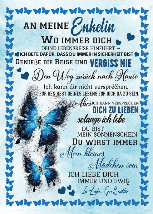 Divesart - Decke von Großmutter zu Enkelin - "Die unglaubliche Kraft der Liebe"