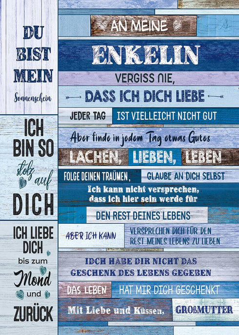 Divesart - Decke von Großmutter zu Enkelin - "Die Unvermeidlichkeit der Liebe"