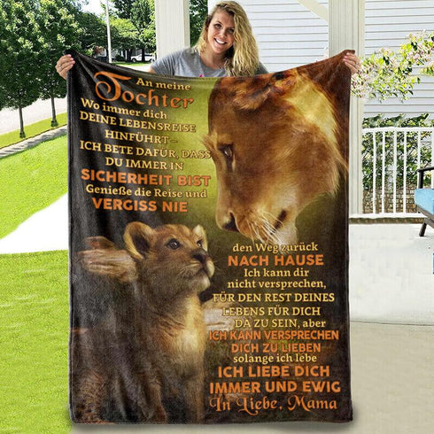 Divesart - Decke von Mutter zu Tochter - "Du bist immer in meinem Herzen"