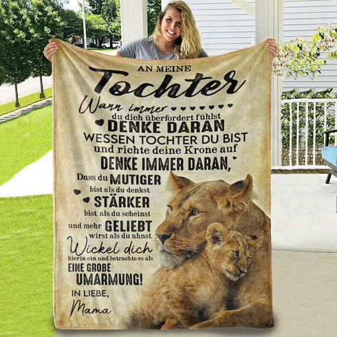 Divesart - Decke von Mutter zu Tochter - "Familienumarmungen"