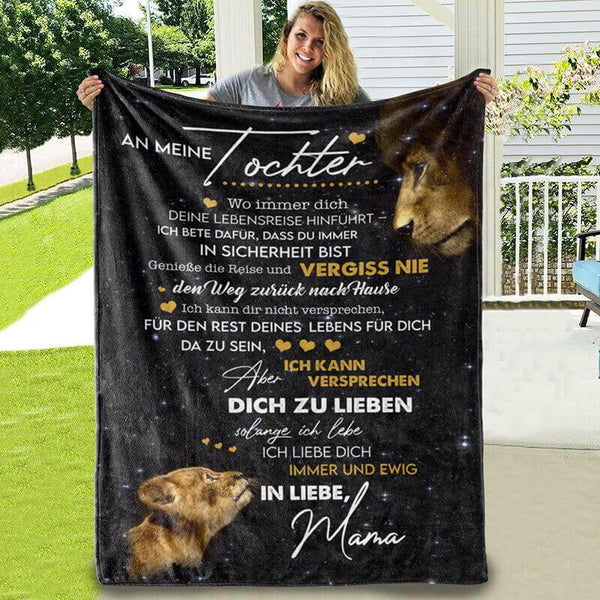 Divesart - Decke von Mutter zu Tochter - "Die Freuden des Lebens"