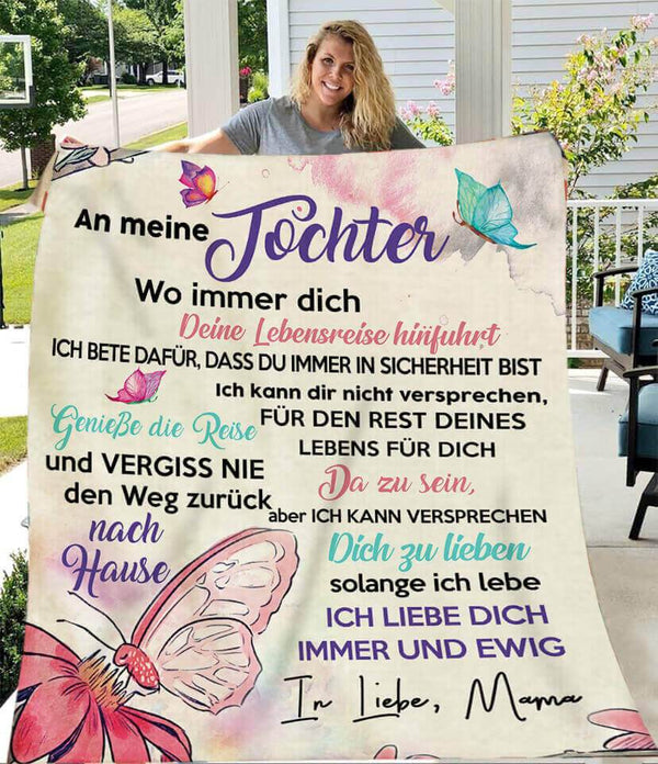 Divesart - Decke von Mutter zu Tochter - "Fabelhafter Charme der Gefühle"