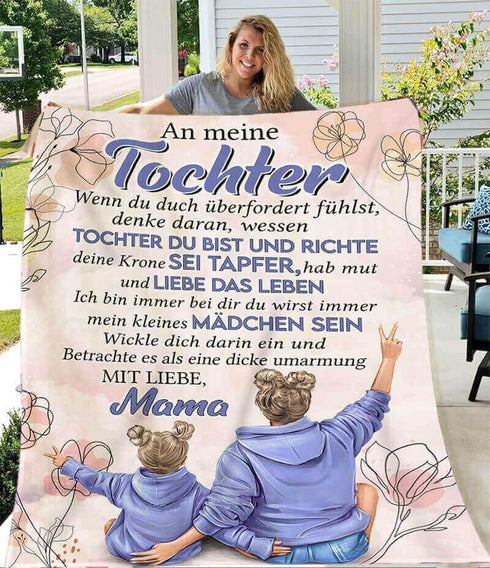 Divesart - Decke von Mutter zu Tochter - "Du bist mein Herz"