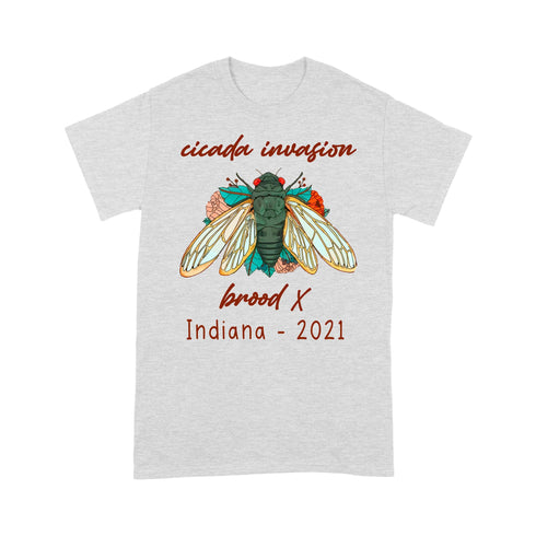 Divesart - Cicada invasion brood X Indiana 2021 - Standard T-shirt