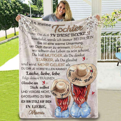 Divesart - Decke von Mutter zu Tochter - "Meine Schönheit ist in dir"