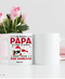 Persoonlijk Weihnachtsgeschenk für Papa - An Meinen PAPA Ich Habe in Deinen Hoden Gelebt