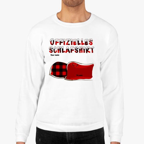 Personalisierte Katze und Hund Xmas Theme Offiziell Schlafhemd - Weihnachtsgeschenk für Haustierliebhaber - Anpassbar