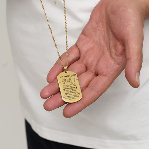 Wir ergänzen uns - Anhänger für einen geliebten Menschen