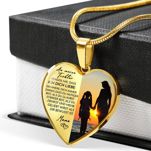 Divesart - Herz Halskette - An meine Tochter von Mama