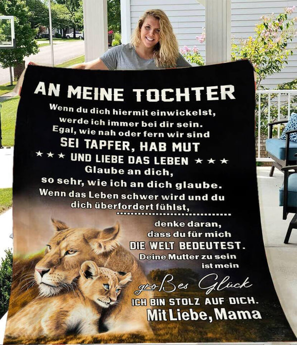 Divesart - Decke von Mutter zu Tochter - "Glückliche Träume"