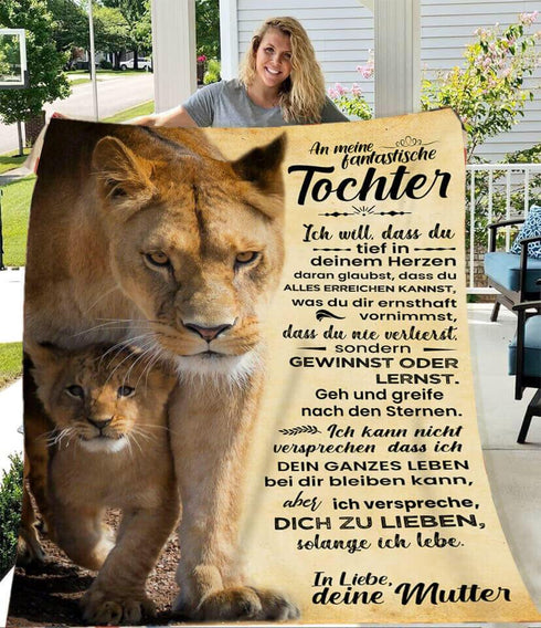 Divesart - Decke von Mutter zu Tochter - "Ich werde immer dein Schutz sein"
