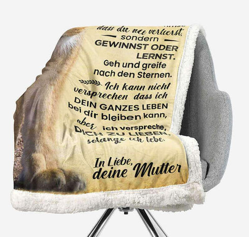 Divesart - Decke von Mutter zu Tochter - "Ich werde immer dein Schutz sein"