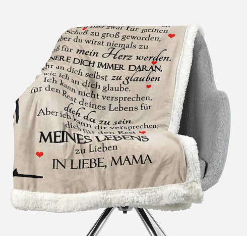 Divesart - Decke von Mutter zu Sohn - "Farbwelt"