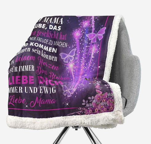 Divesart - Decke von Mutter zu Tochter - "Bunte Empfindungen"