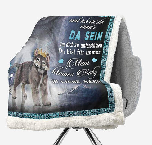 Divesart - Decke von Mutter zu Tochter - "Tapferes Herz"