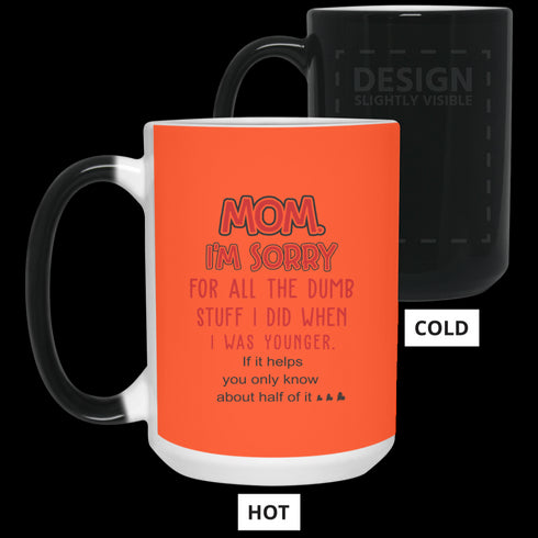 Mom I'm Sorry For All The Dumb Stuff I Did When I Was Younger Mug Gift For Mom