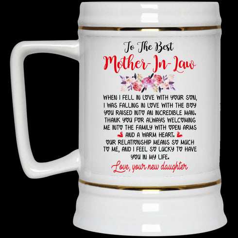 Gift For Mother In Law From Daughter In Law I Fell In Love With Your Son Mug