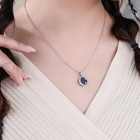 Divesart - Mutter & Tochter Halskette - Stern Halskette zum Öffnen