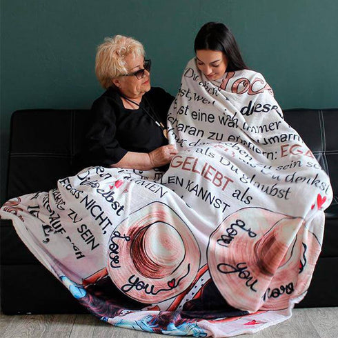 Divesart - Decke von Mutter zu Tochter - "Familienumarmungen"