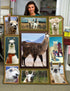 Llama Blanket - Gift For Dad Gift For Mom Gift For Kids Home Decor Gift For Family - Sherpa Blanket Fleece Blanket