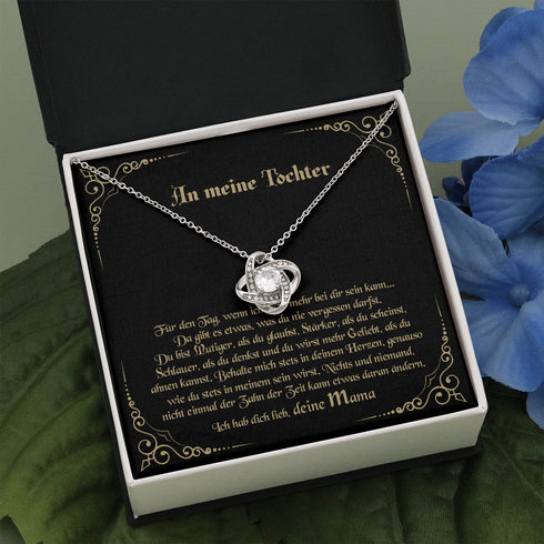 "An meine Tochter" Halskette - Mutig sein