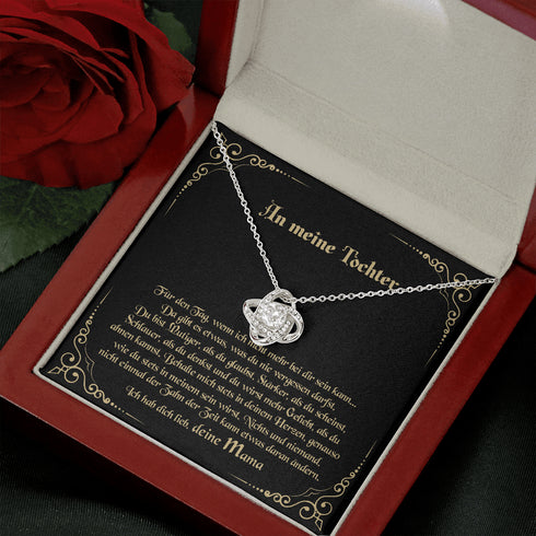 "An meine Tochter" Halskette - Mutig sein