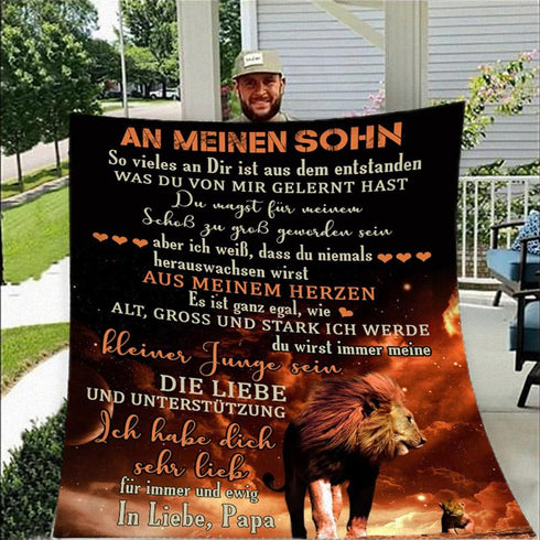 Divesart - Decke vom Vater an den Sohn - "Auf der Suche nach Abenteuer"