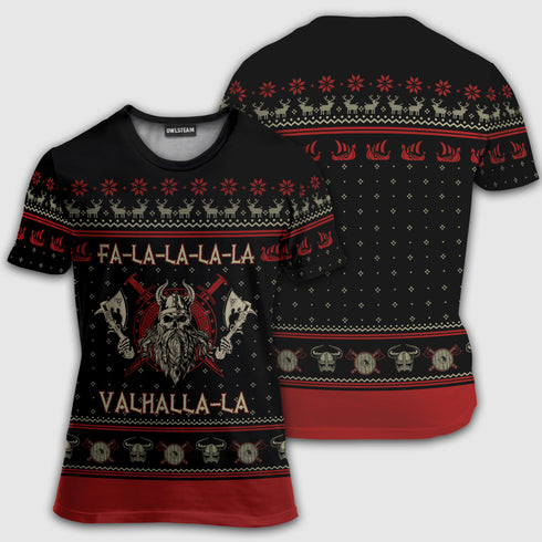 Viking valhalla black and red 2 - Hoodie - ZIPH04FNN310821