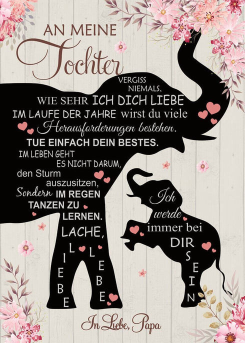 Divesart - Decke vom Vater an die Tochter - "Mutters Freude"