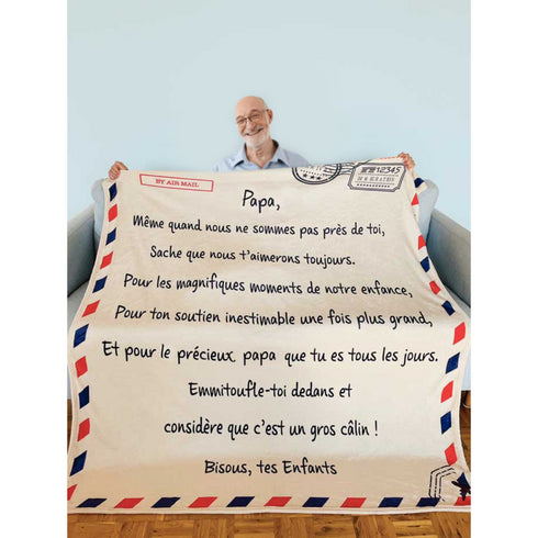 Couverture Personnalisée Papa