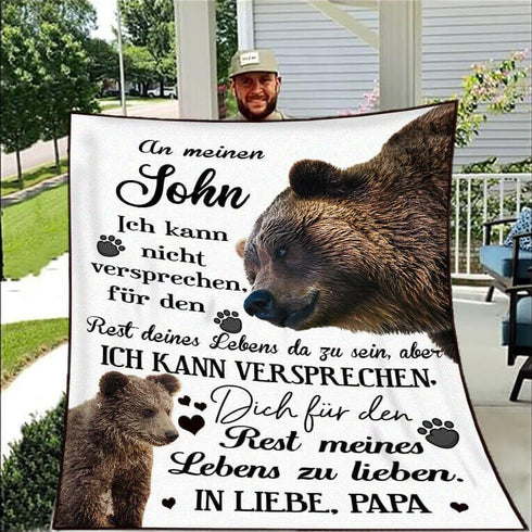 Divesart - Decke vom Vater an den Sohn - "Bärengeschichte"