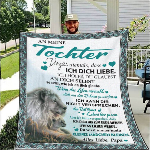 Divesart - Decke vom Vater an die Tochter - "Ich sehe mich in dir"