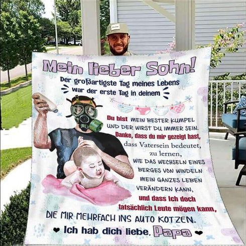 Divesart - Decke vom Vater an den Sohn - "Für dich, Sohn, bin ich zu allem bereit"