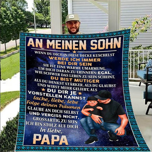 Divesart - Decke vom Vater an den Sohn - "Die ganze Welt ist für dich"