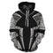Viking Mythology Black & White - Hoodie - HOOD04FNN071121