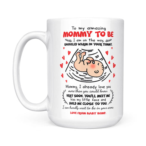 Gift For Mom To Be I Am On The Way Mug