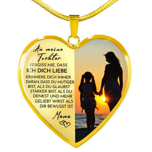 Divesart - Herz Halskette - An meine Tochter von Mama