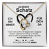 Divesart - Weißgold-Halskette - Für meinen Schatz - 2