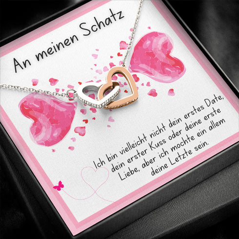 Halskette für einen geliebten Menschen - "Du bist mein Leben"