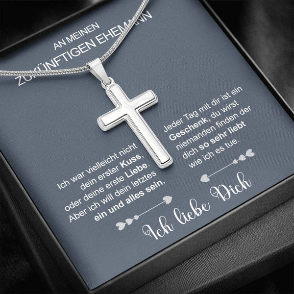 Divesart - Edelstahl-Halskette - An meinen zukünftigen Mann