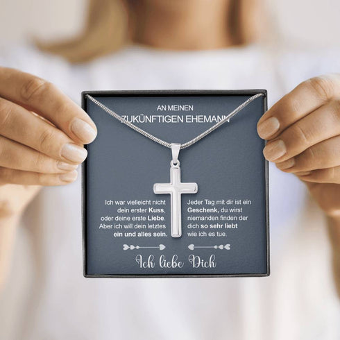 Divesart - Edelstahl-Halskette - An meinen zukünftigen Mann