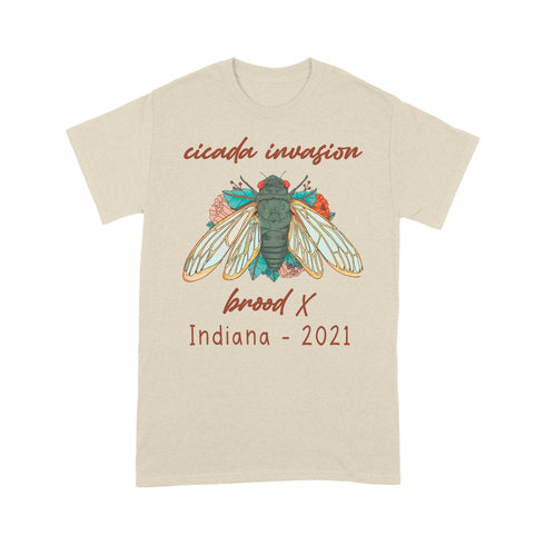 Divesart - Cicada invasion brood X Indiana 2021 - Standard T-shirt
