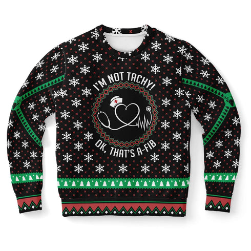 Weihnachtspullover - "I'm not tachy!"