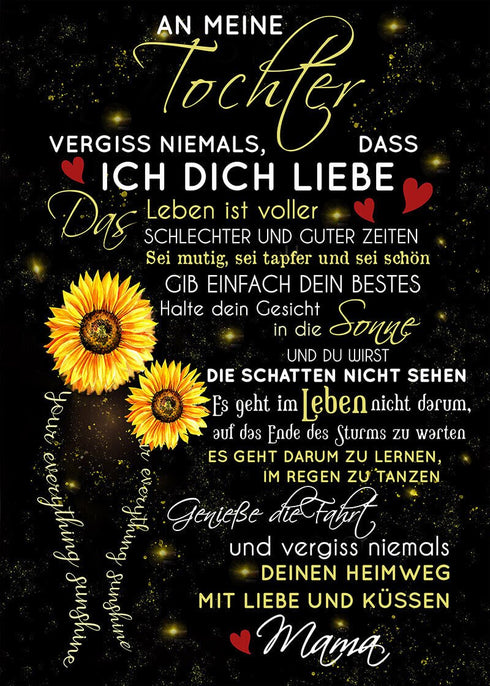 Divesart - Decke von Mutter zu Tochter - "Morgendämmerung"