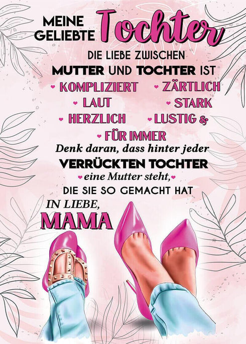 Divesart - Decke von Mutter zu Tochter - "Der Charme der Mädchen"