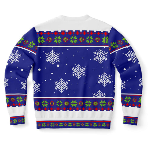 Weihnachtspullover - "Bite me"