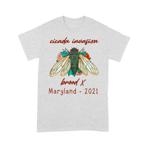 Divesart - Cicada invasion brood X Maryland 2021 - Standard T-shirt