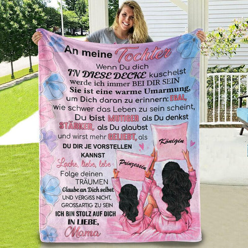 Divesart - Decke von Mutter zu Tochter - "Es macht immer Spaß mit dir"