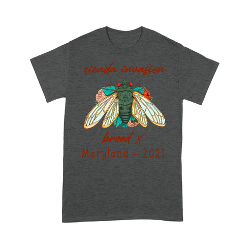 Divesart - Cicada invasion brood X Maryland 2021 - Standard T-shirt